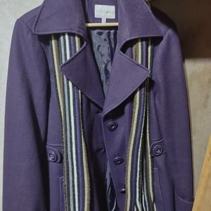 Fashion bug 1x pea coat purple